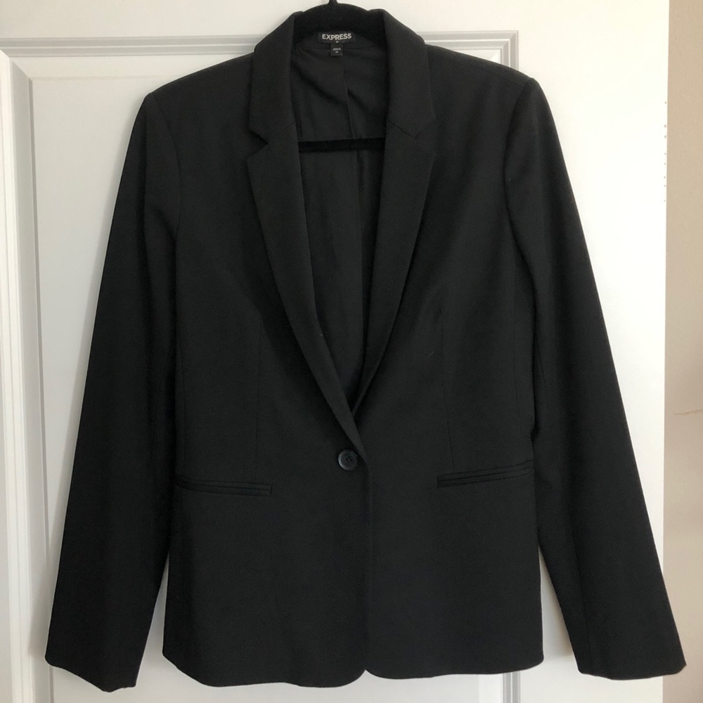 Express size 12 womens black blazer